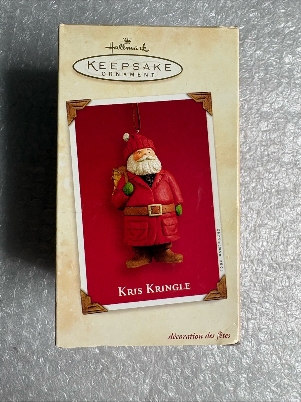 Hallmark Keepsake Ornament titled "Kris Kringle”